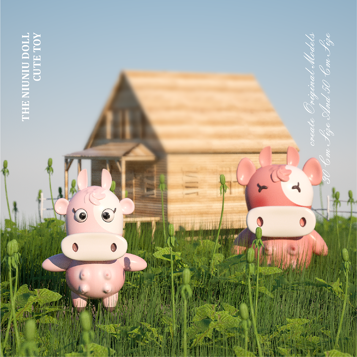 Blind box "meet Niuniu" manual / toy IP / cartoon image，