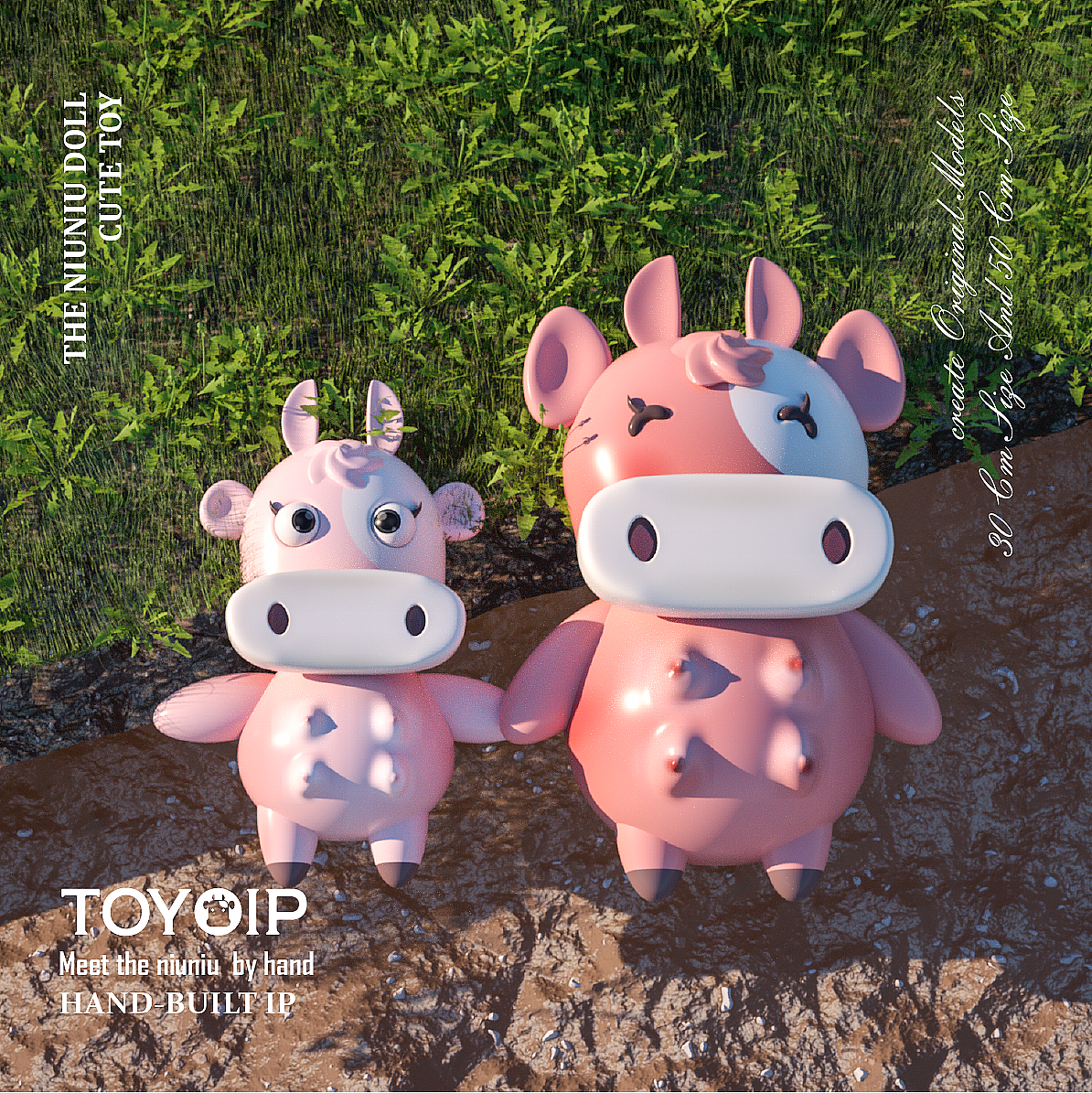Blind box "meet Niuniu" manual / toy IP / cartoon image，
