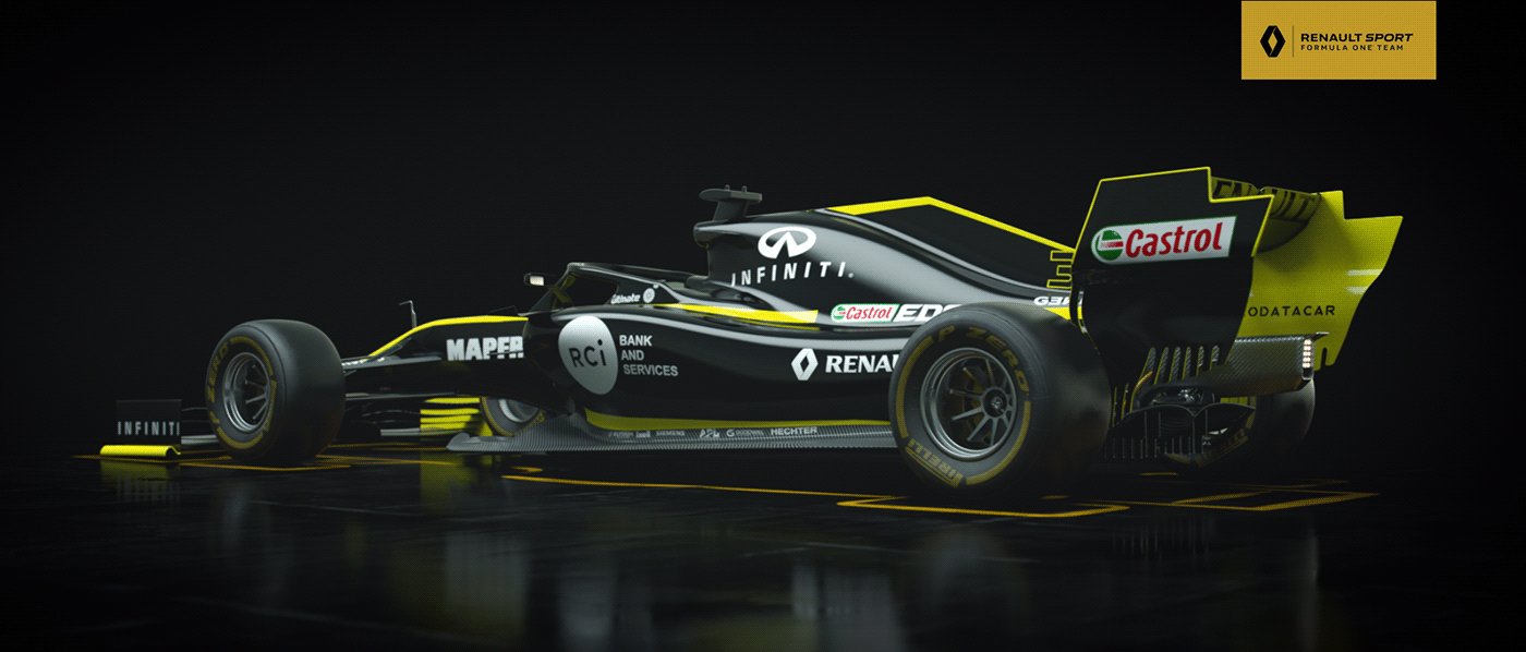 Renault r.s.18，French car，Formula one team，racing，