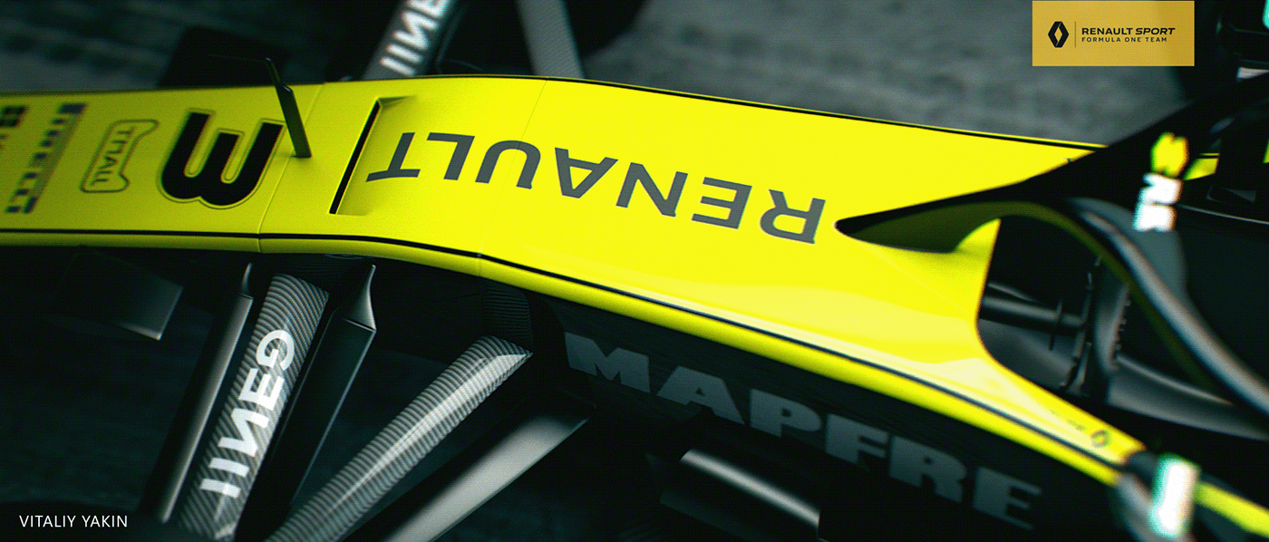 Renault r.s.18，French car，Formula one team，racing，