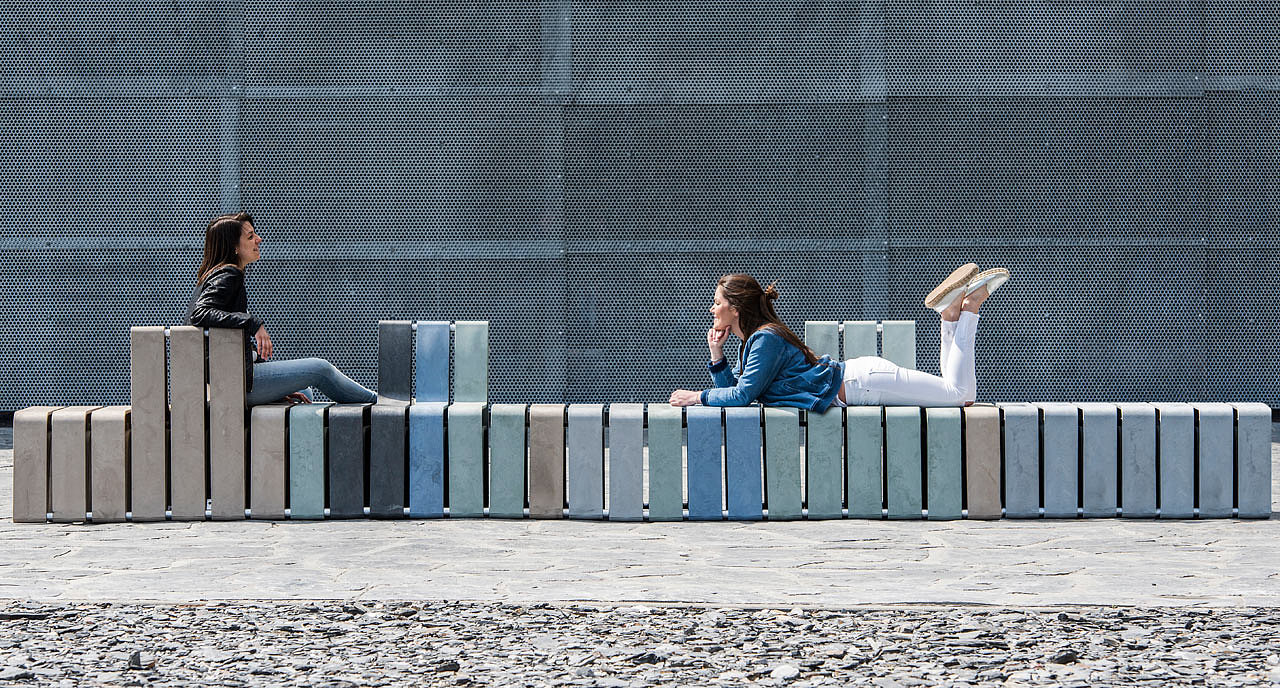 environment protection，Ecological seat，Modular H-type，