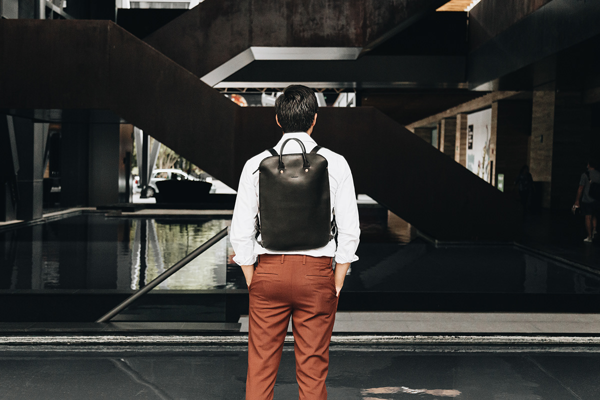 ornaments，knapsack，Adolfo Navarro，Leatherwear，Handmade，man，