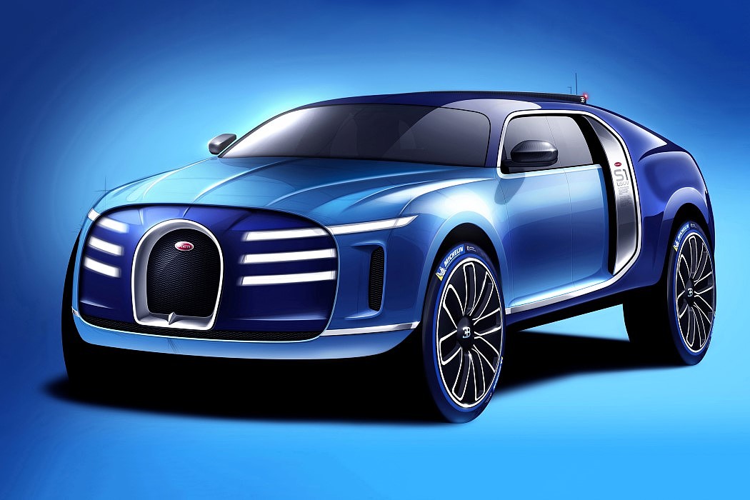 André Fonseca，概念车，镀铬，Bugatti S1，布加迪，