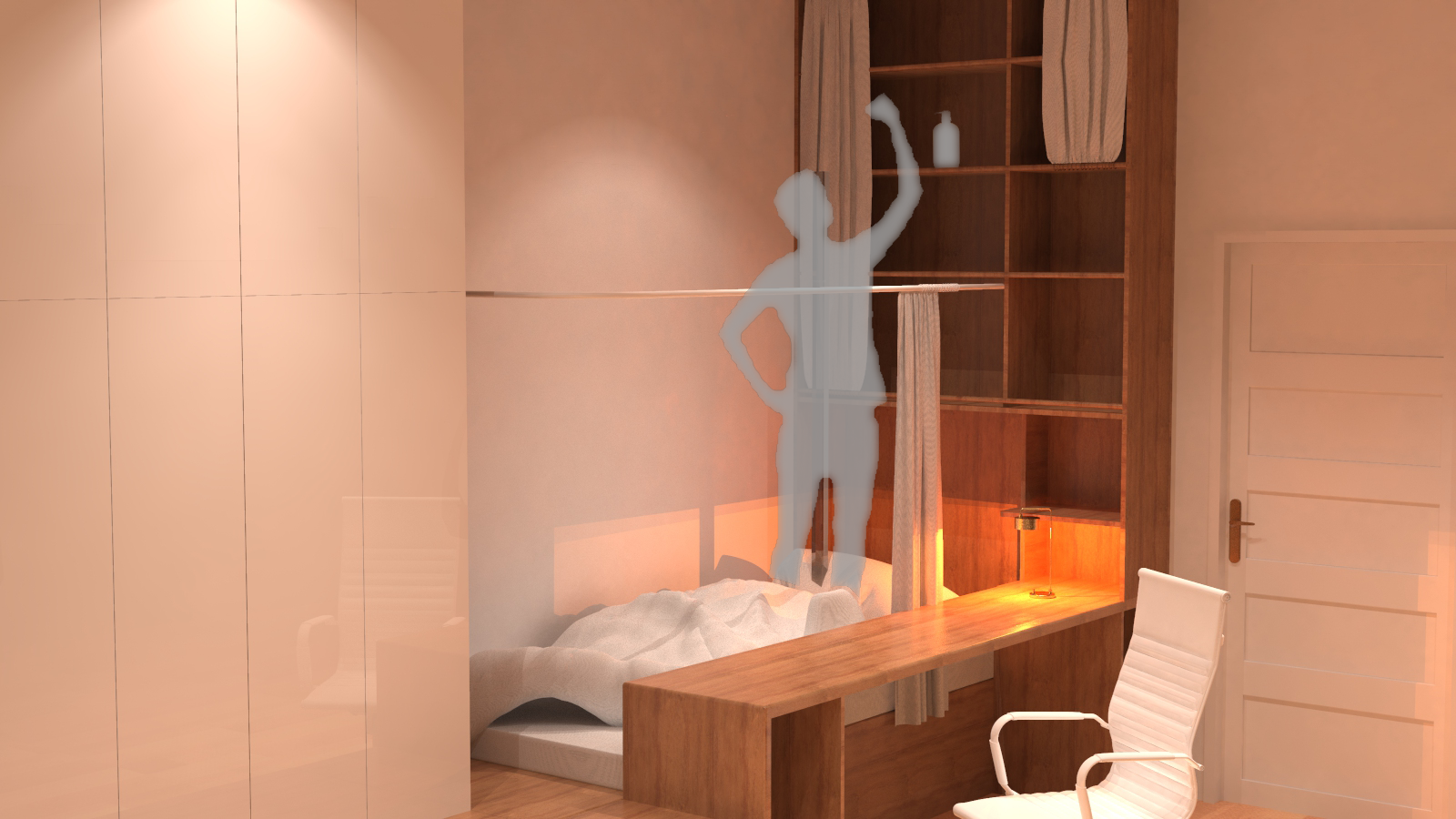 Casual life，Work and rest，furniture design ，wood，Panel furniture，indoor，