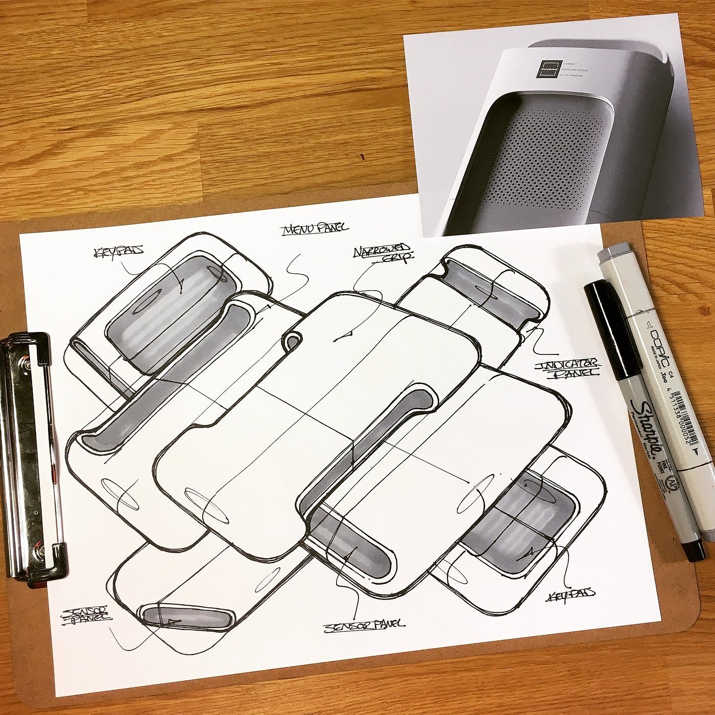 relaxed，Hand drawn，industrial design，sketch，