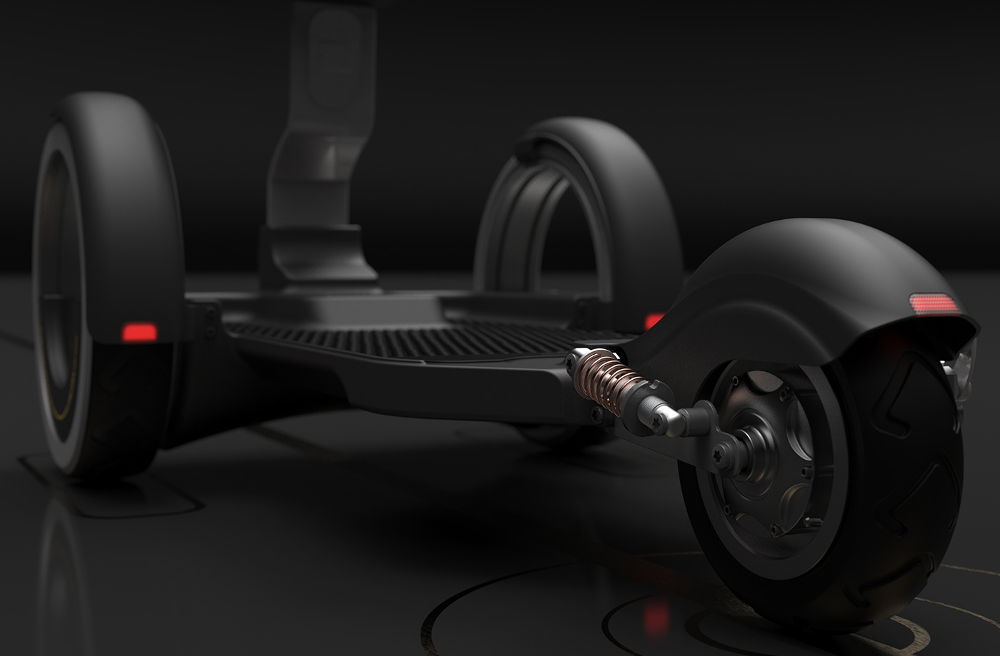 Electric bicycle，Scooter，take a walk，outdoor activities，Render，