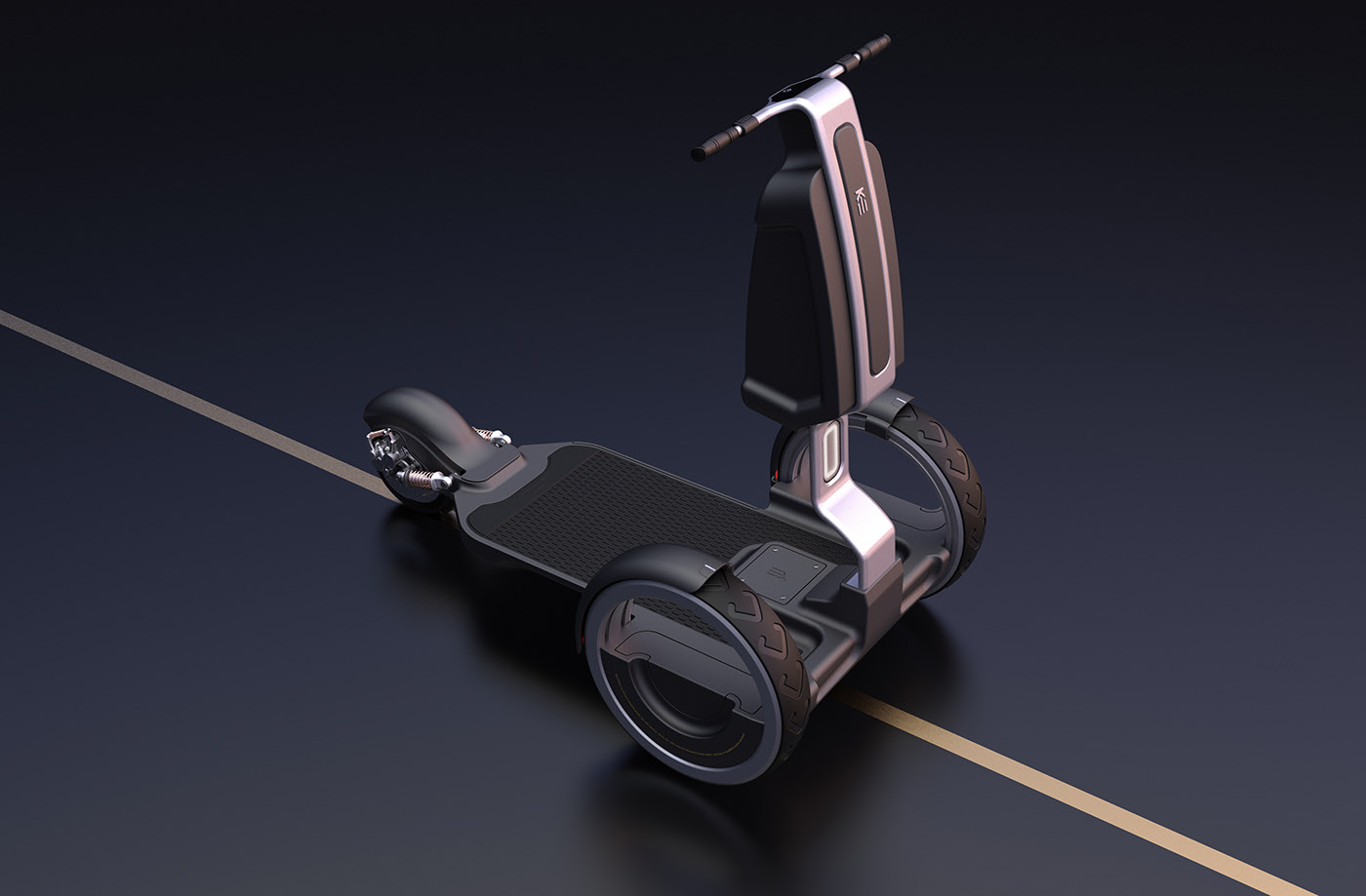 Electric bicycle，Scooter，take a walk，outdoor activities，Render，