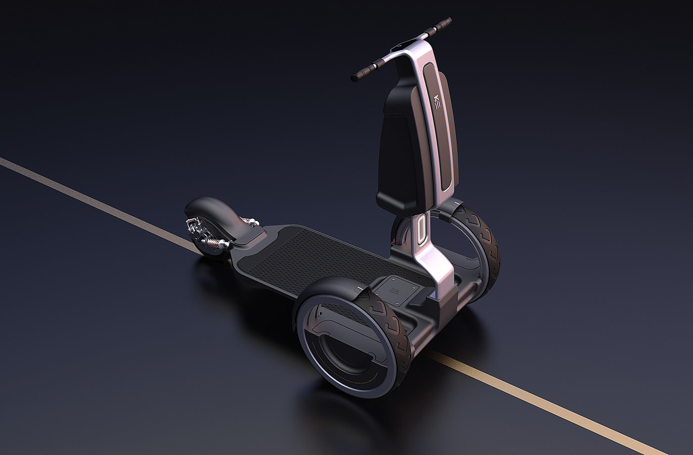 Electric bicycle，Scooter，take a walk，outdoor activities，Render，