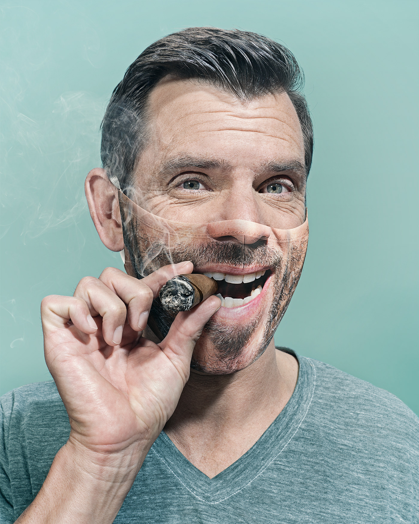 Mask，Emotional design，originality，epidemic situation，