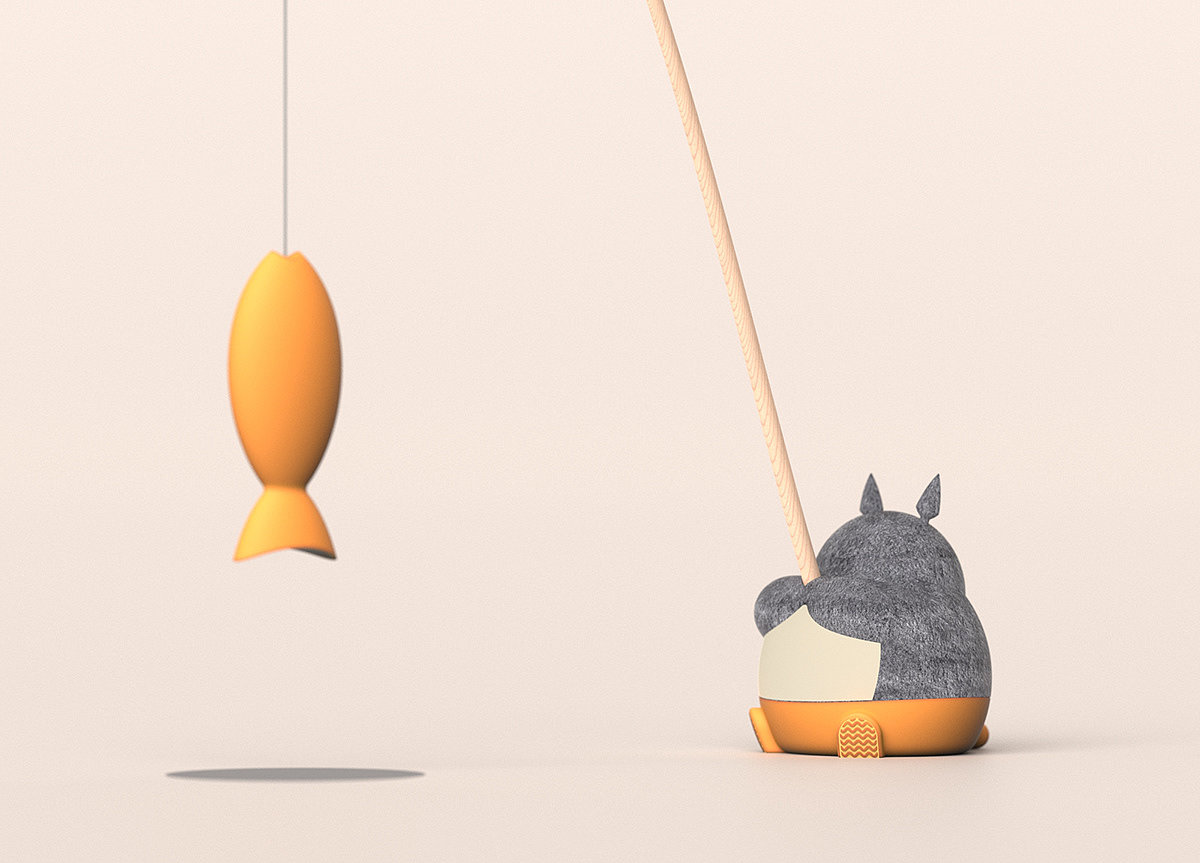 Totoro，渔夫，玩具，概念，