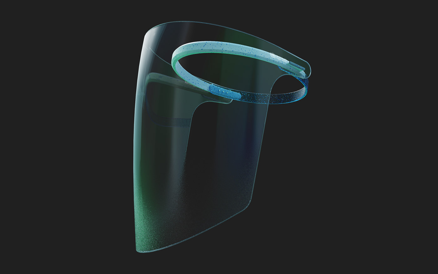 face shield，environment protection，Recycling bottle，