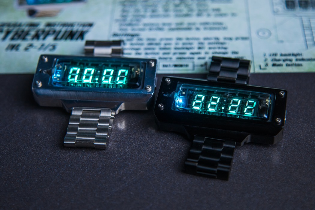 Digital watch，VFD，Punk，