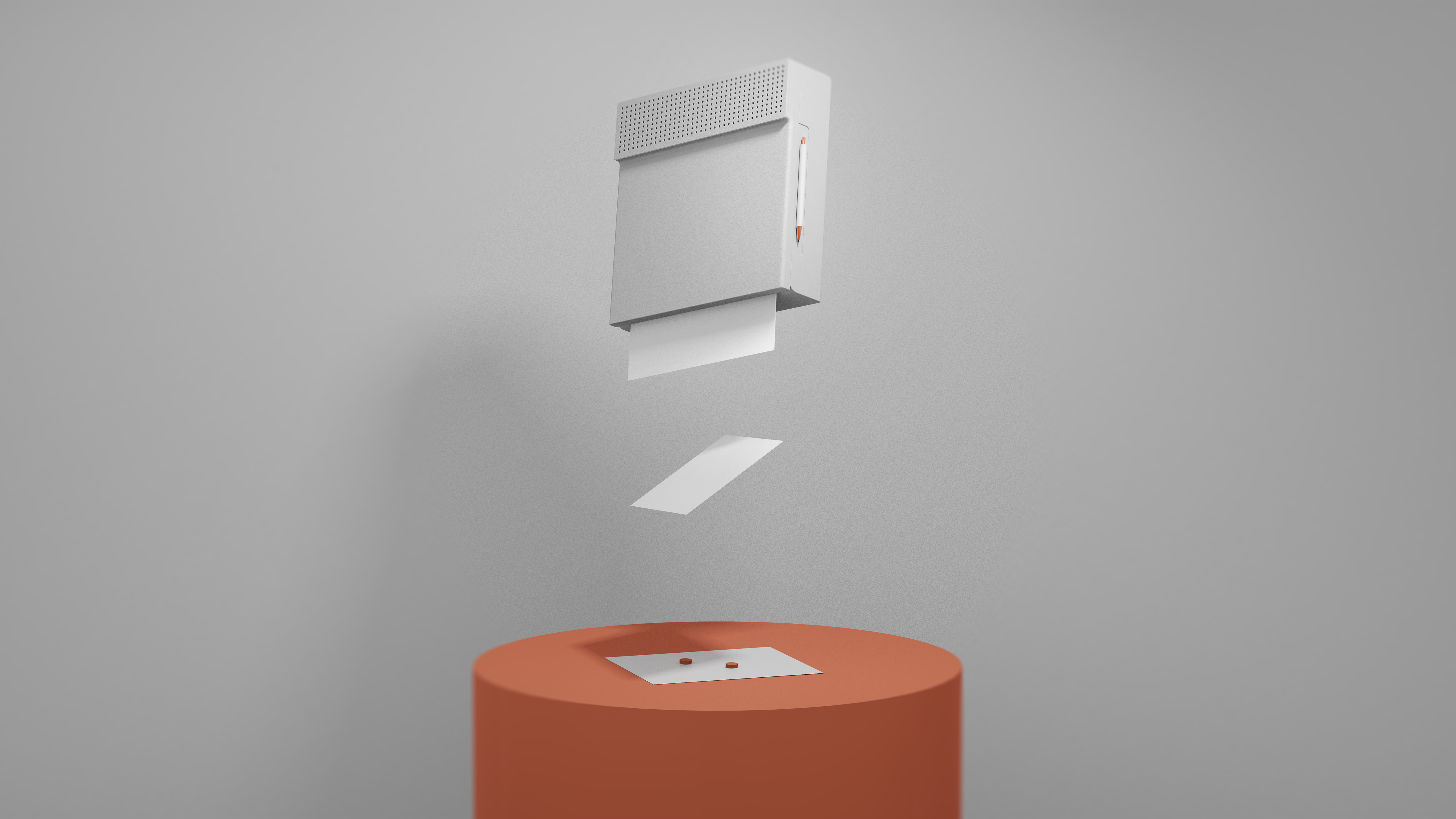 Spade design，calendar，Print，Clock，Note，