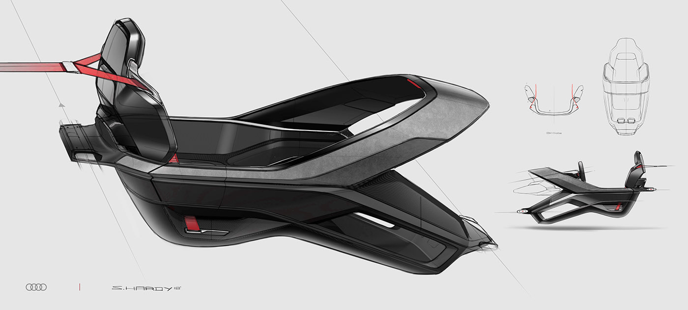 conceptual design，Design sketch，Concept Car，audi，