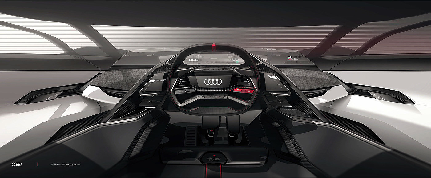 conceptual design，Design sketch，Concept Car，audi，