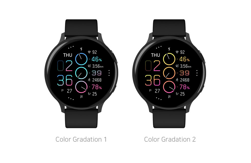 Interaction design，Interface design，digital watch，UI settings，