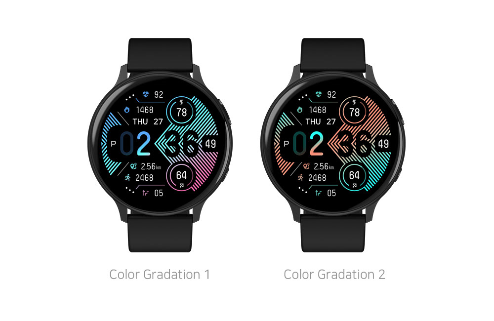 Interaction design，Interface design，digital watch，UI settings，