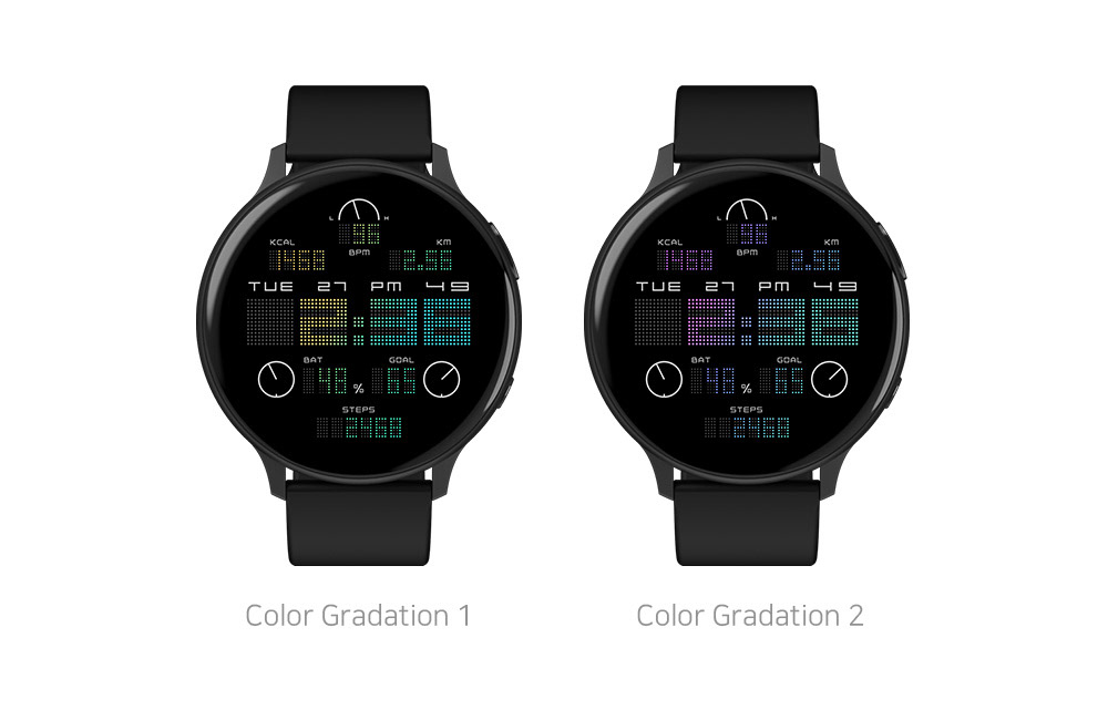 Interaction design，Interface design，digital watch，UI settings，
