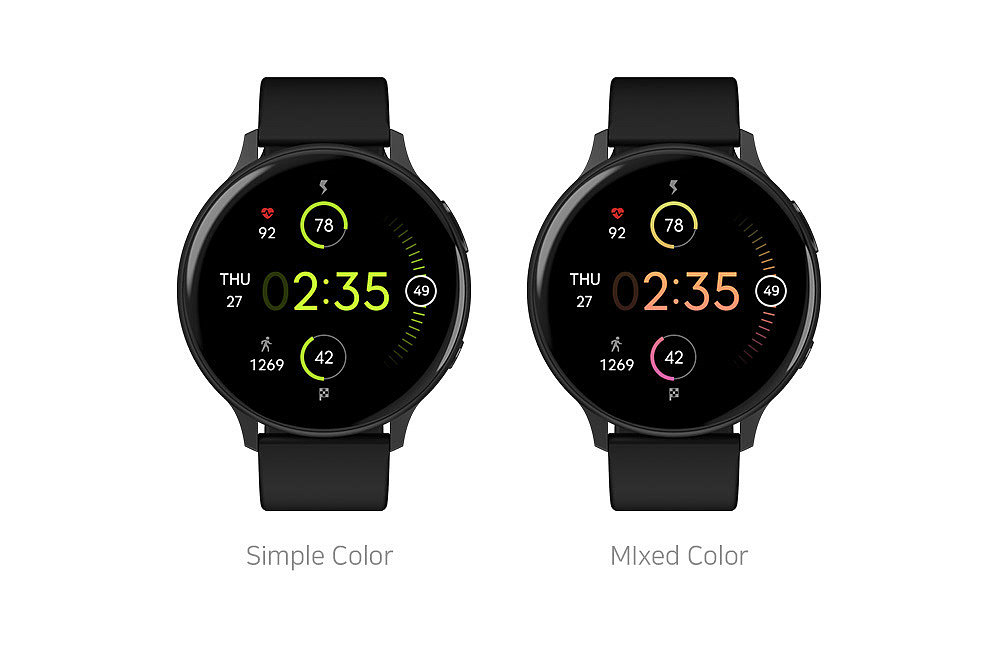 Interaction design，Interface design，digital watch，UI settings，