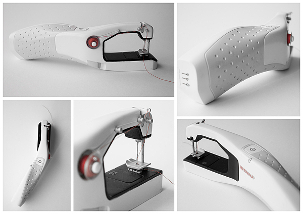 product design，industrial design，Sewing machine，Small，convenient，