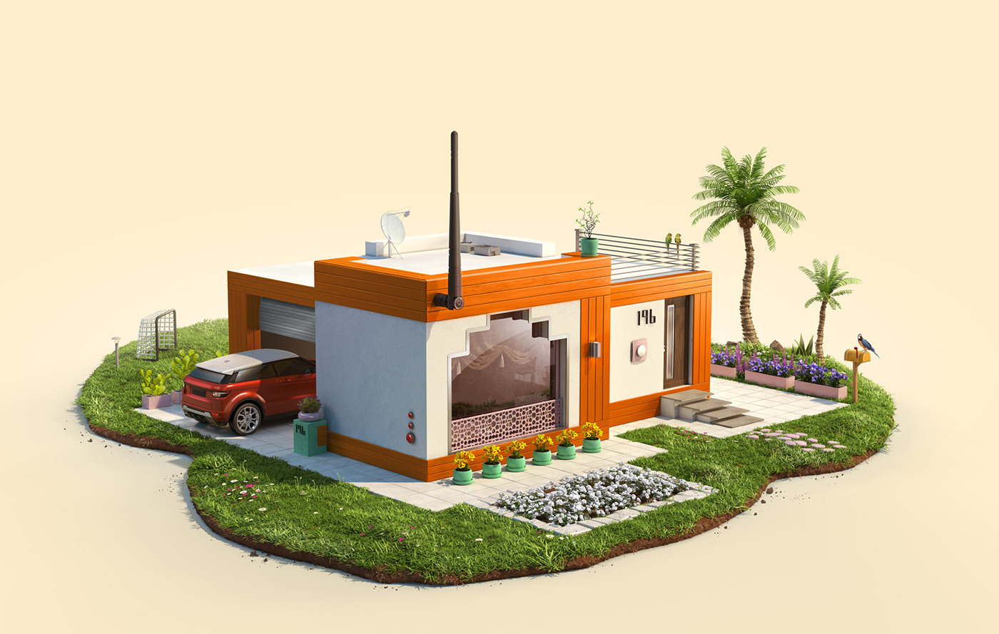 wifi，house，Design，originality，Architecture，