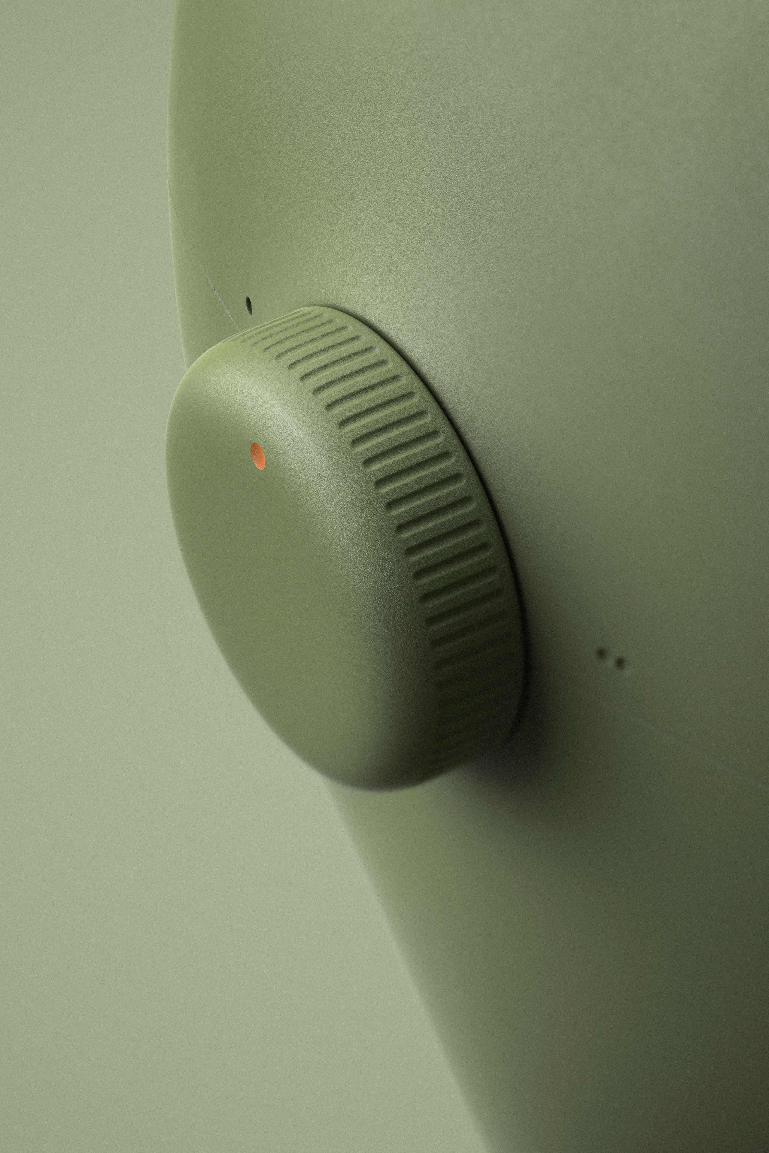 Air heater，green，keyshot，