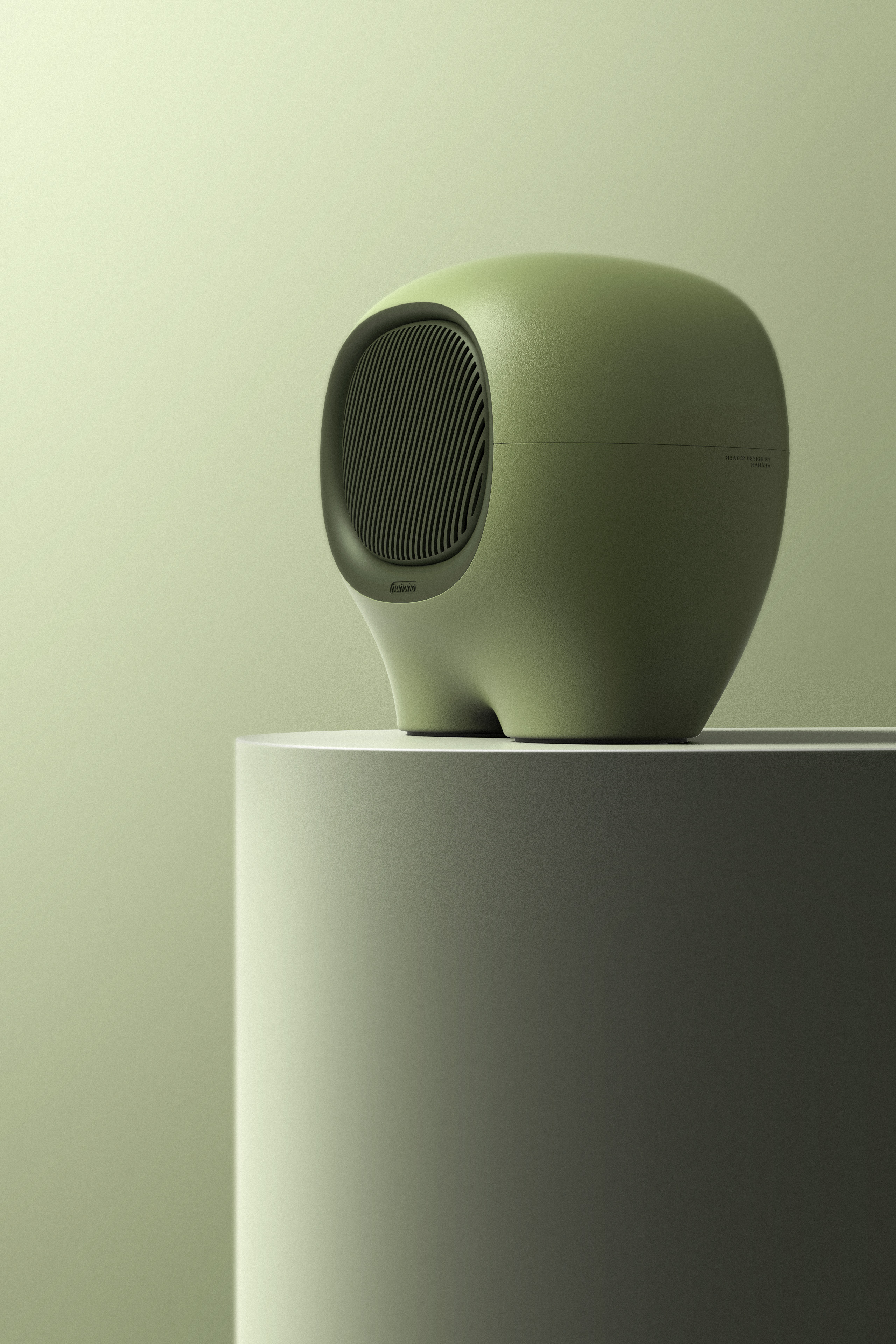 Air heater，green，keyshot，