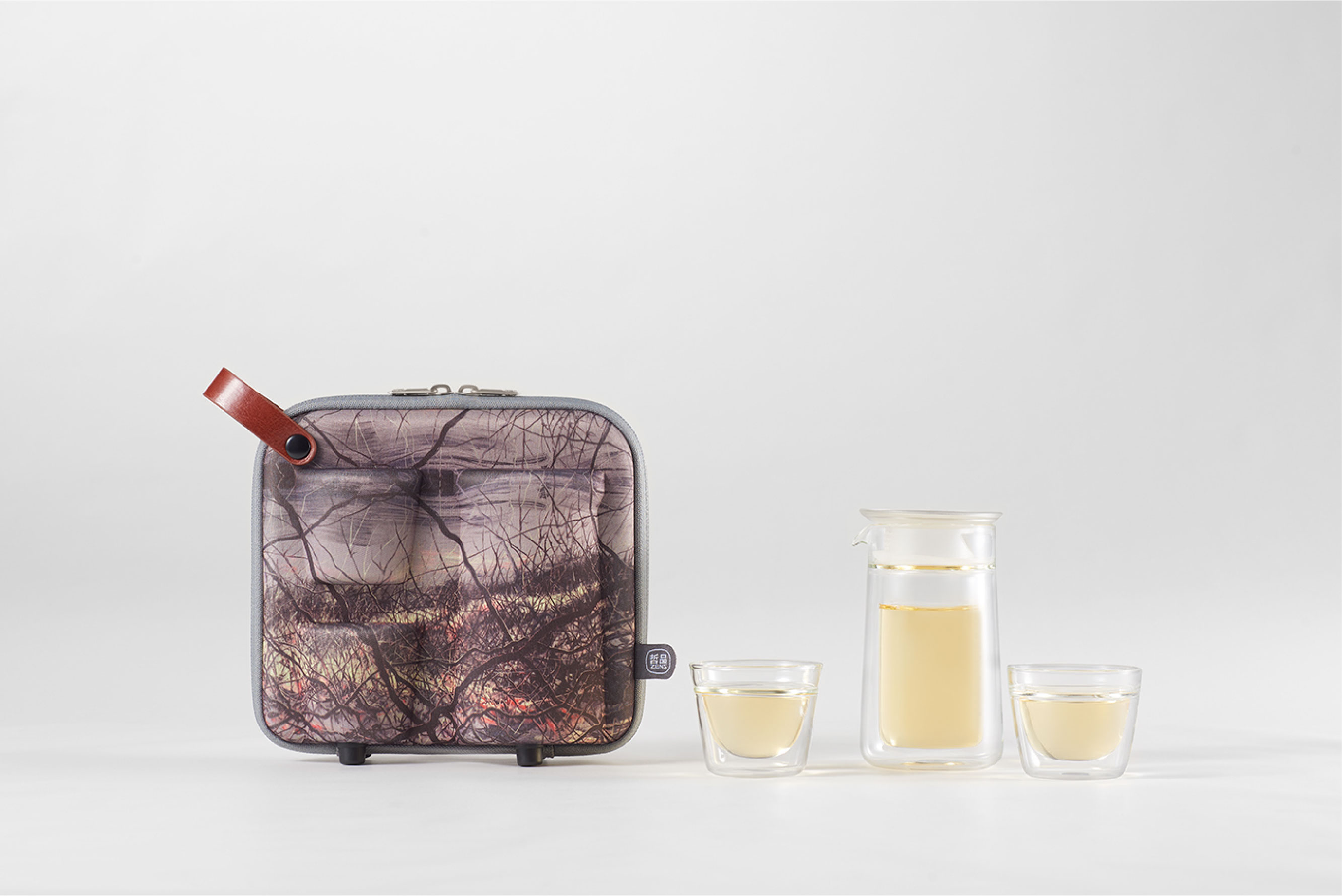 Beijing Forbidden City Culture，Thousands of miles of rivers and mountains，Original design products，travel kit ，Portable travel tea set，
