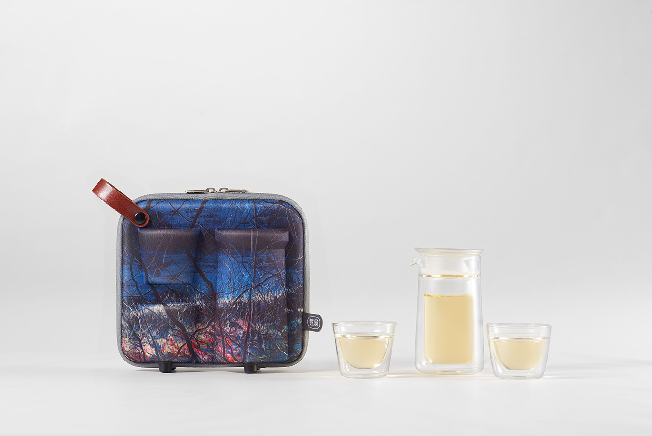 Beijing Forbidden City Culture，Thousands of miles of rivers and mountains，Original design products，travel kit ，Portable travel tea set，