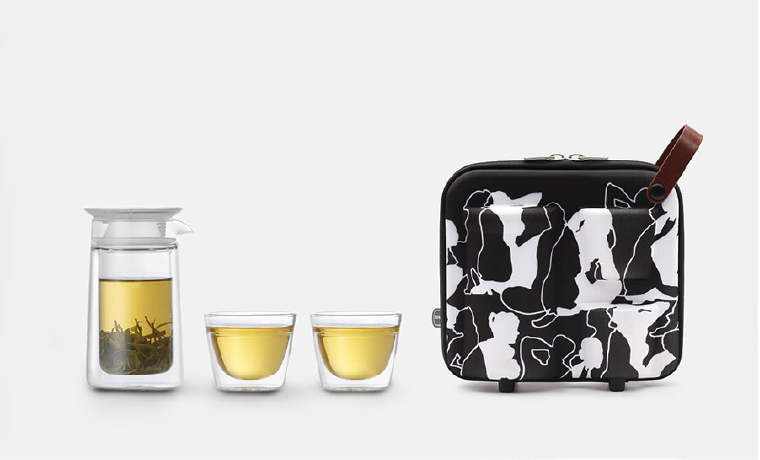 Beijing Forbidden City Culture，Thousands of miles of rivers and mountains，Original design products，travel kit ，Portable travel tea set，