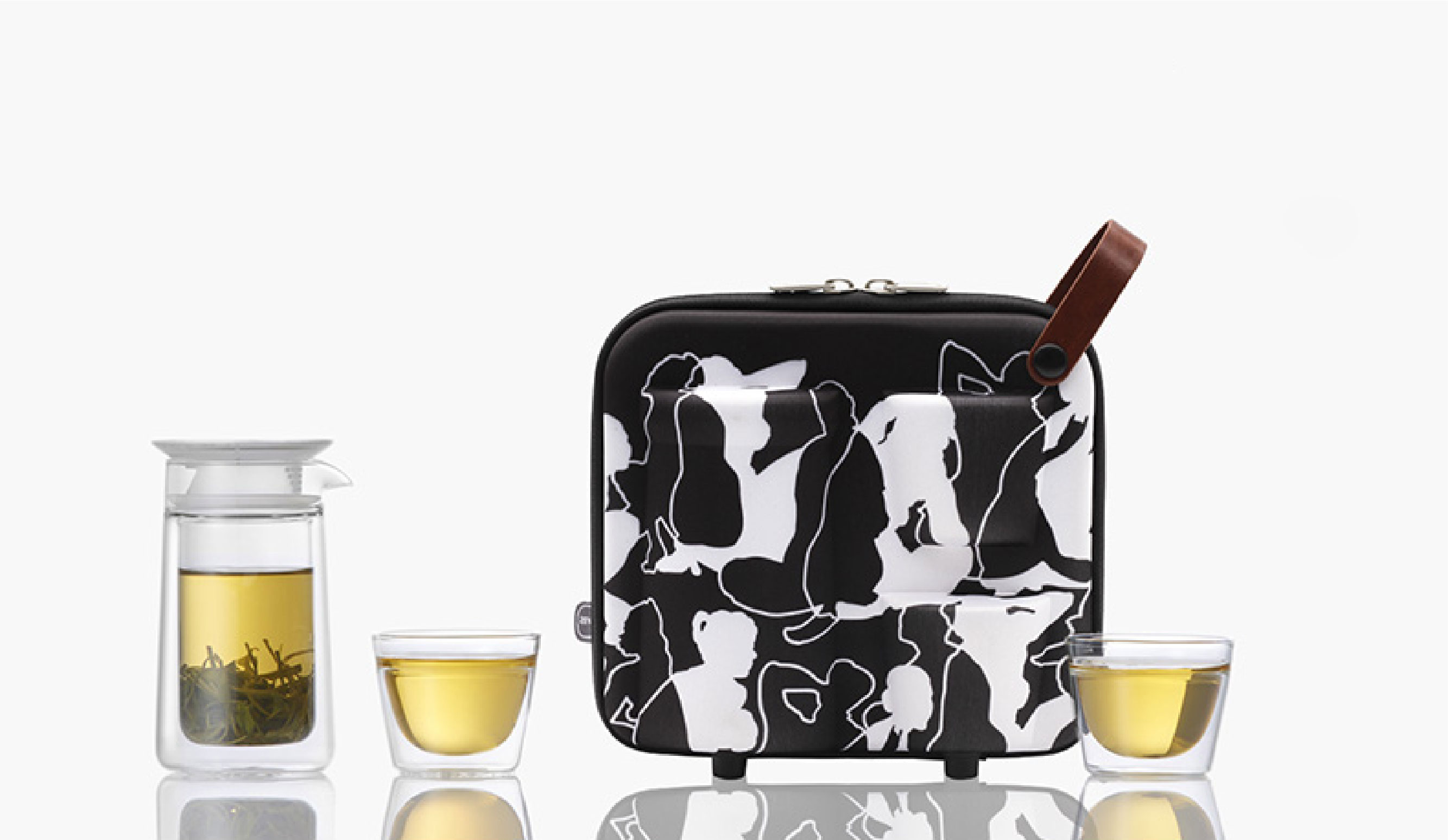 Beijing Forbidden City Culture，Thousands of miles of rivers and mountains，Original design products，travel kit ，Portable travel tea set，