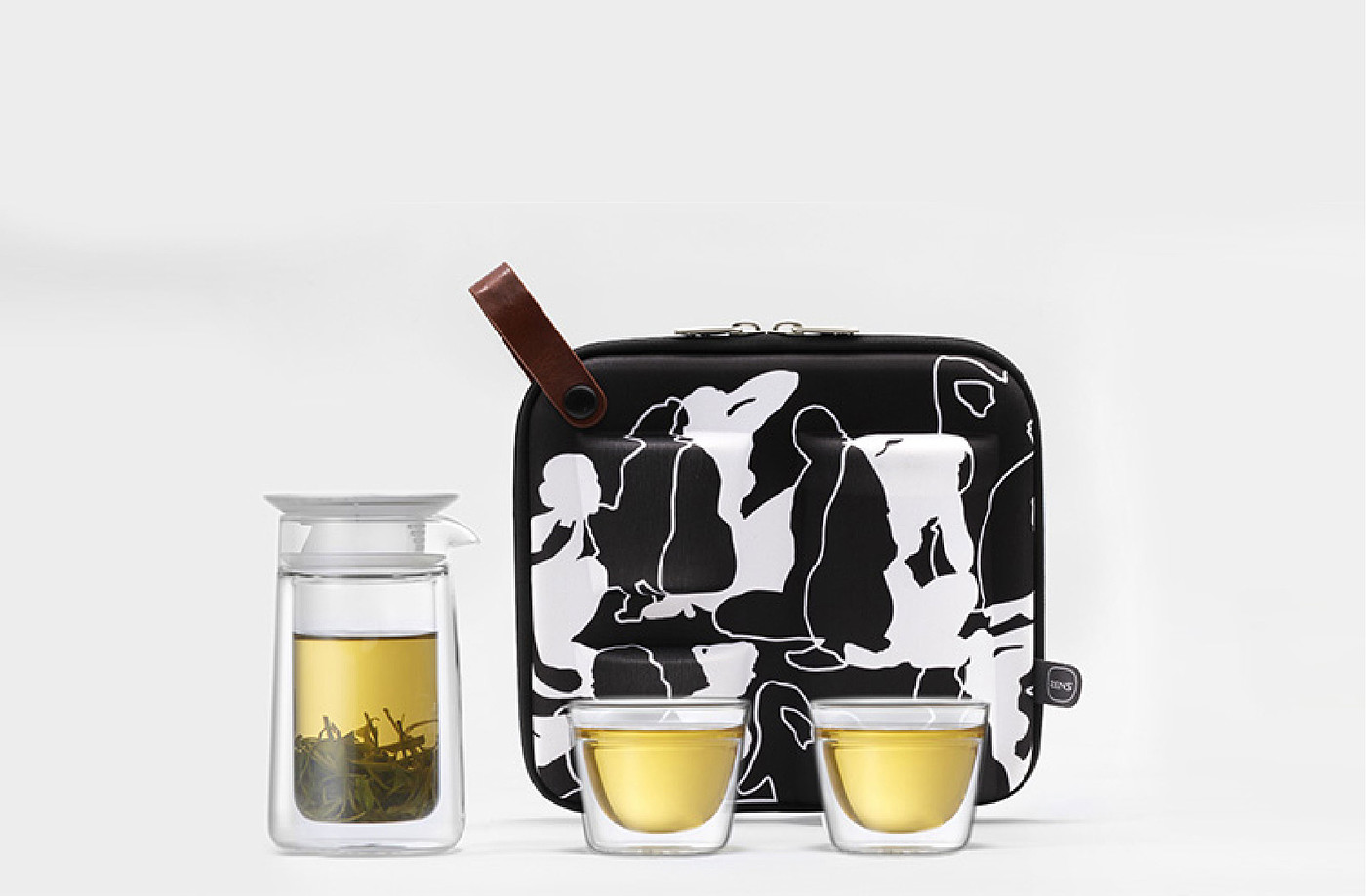 Beijing Forbidden City Culture，Thousands of miles of rivers and mountains，Original design products，travel kit ，Portable travel tea set，