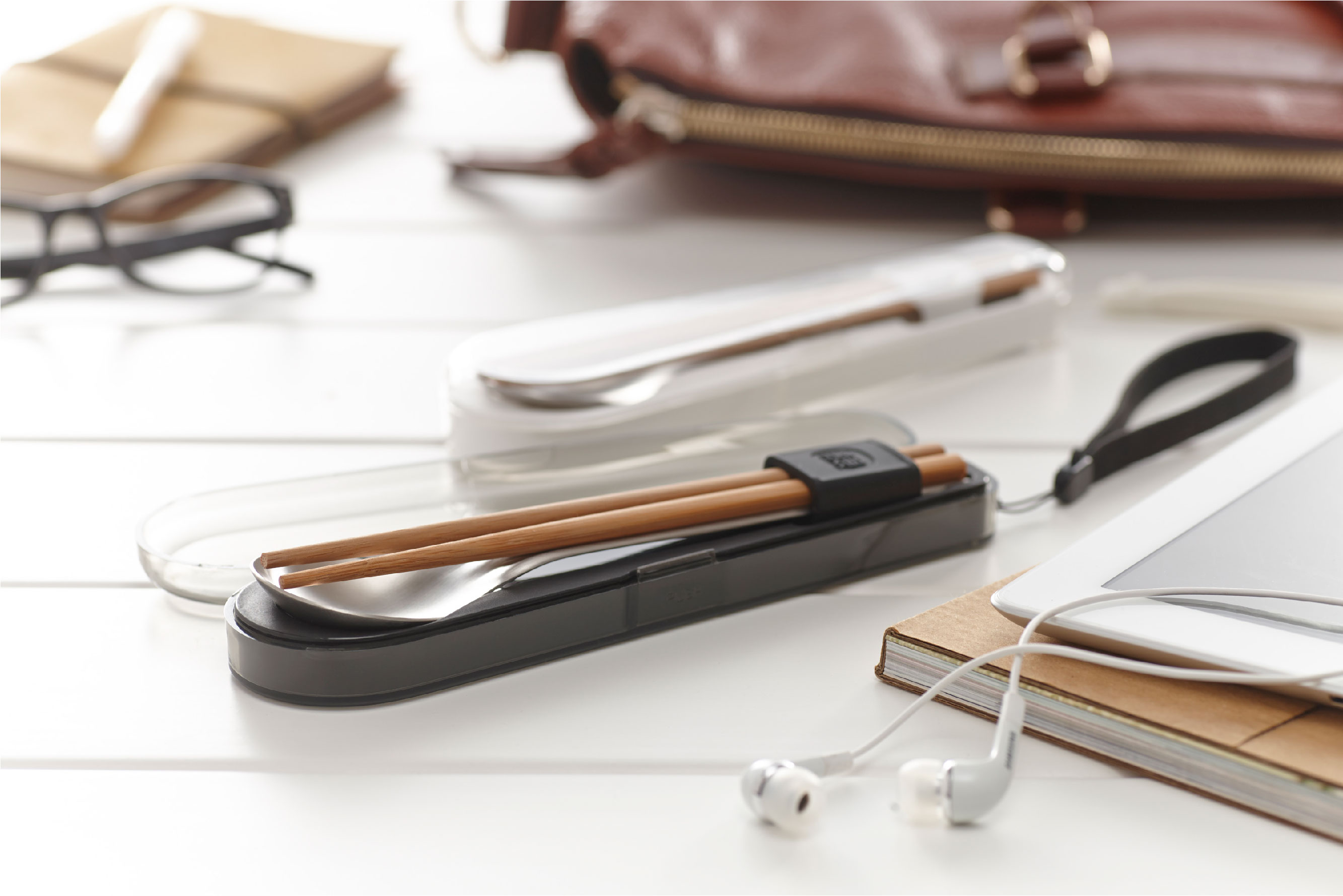 Original product design，Portable chopsticks and Spoons Set，Fashion and environmental protection，Life aesthetics，Fashion health，