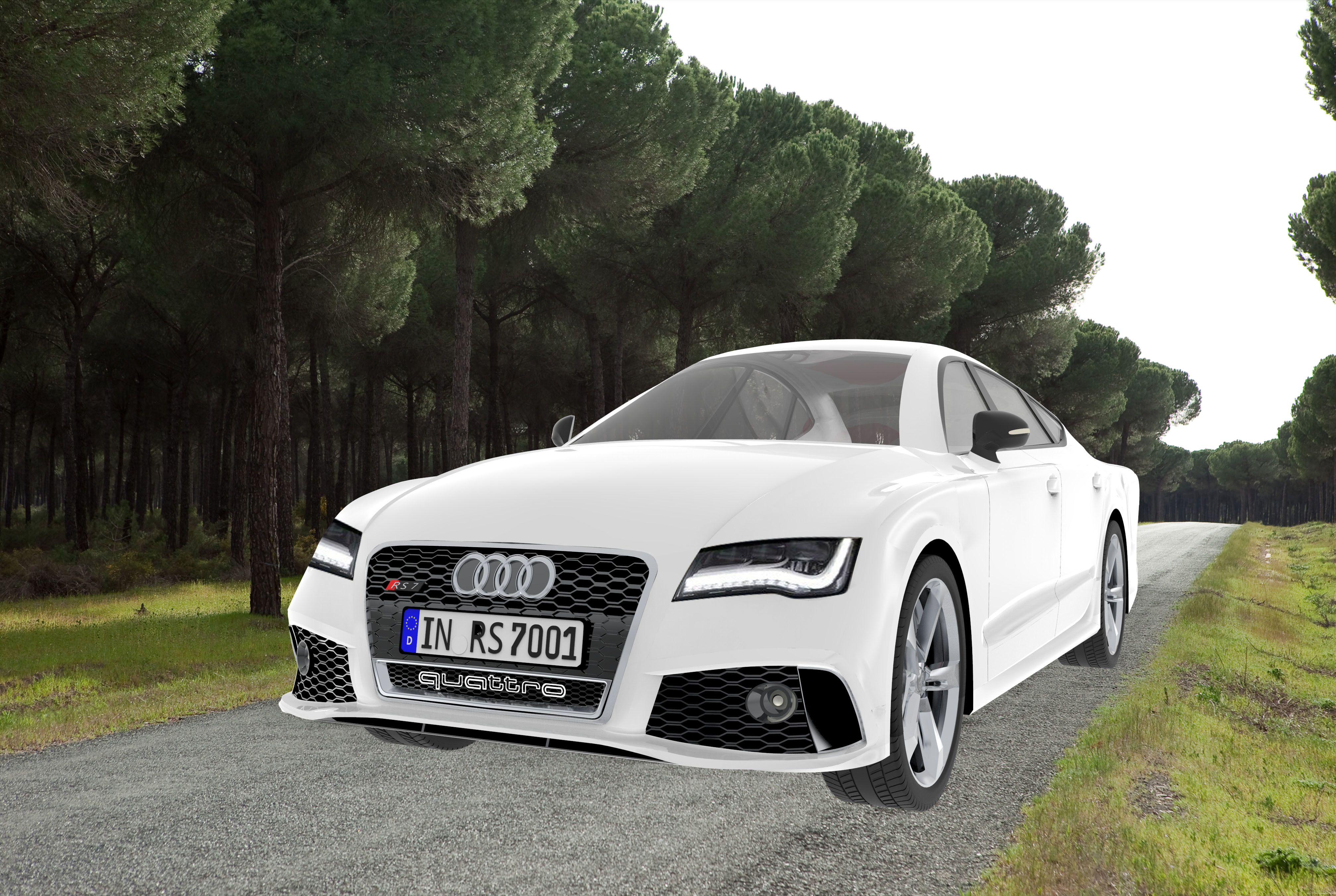 audi，rs，seven，