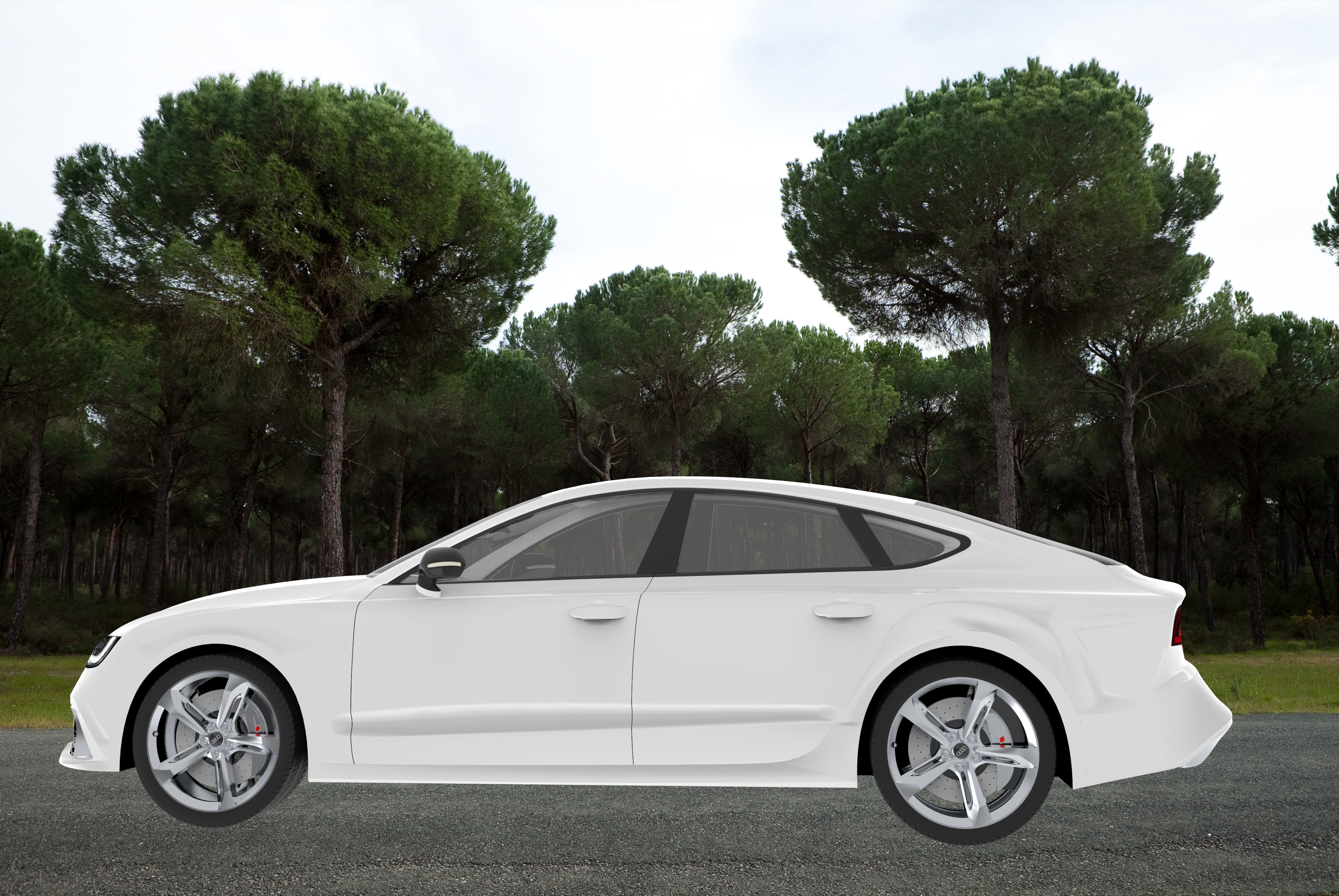 audi，rs，seven，