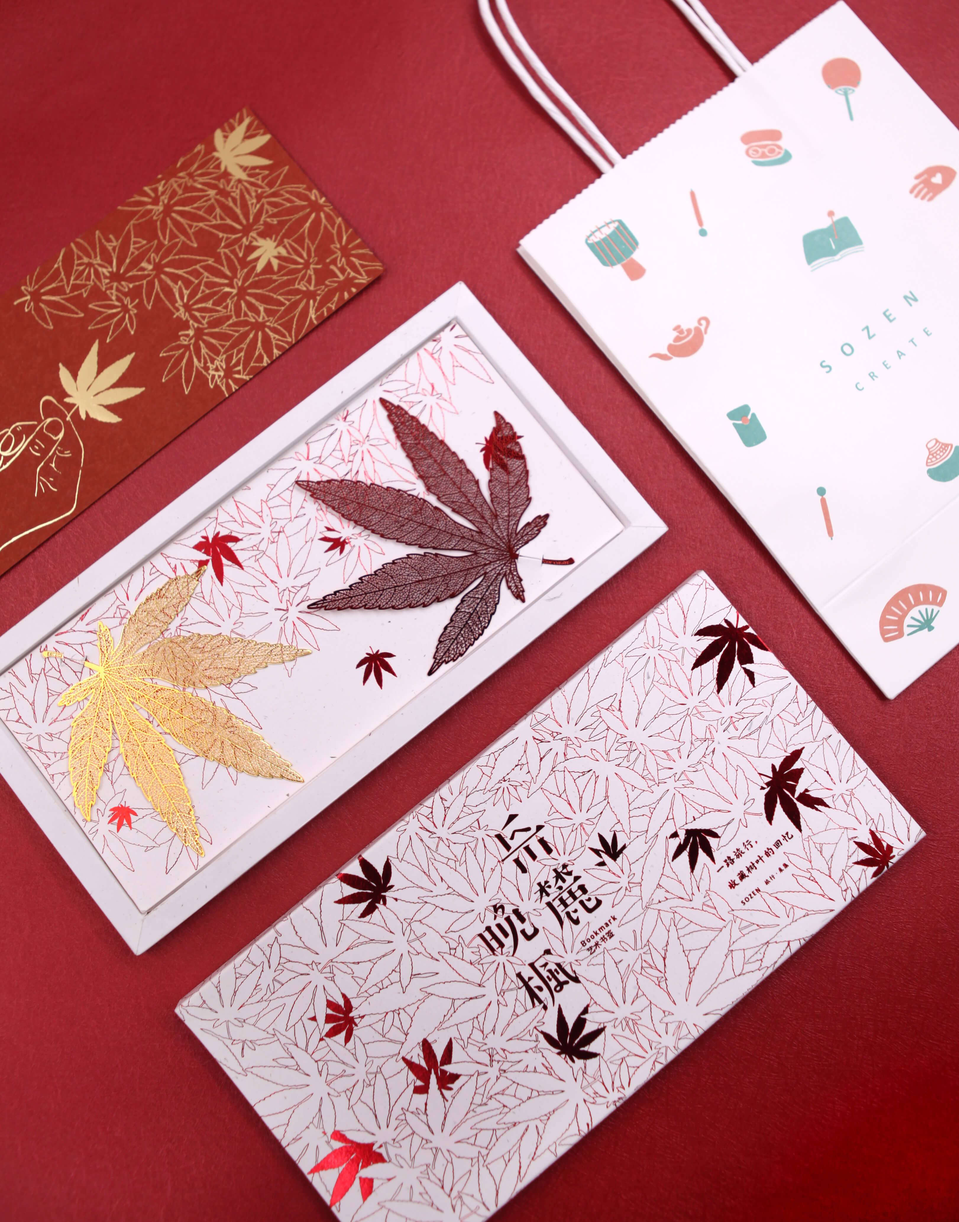 bookmark，delicate，In the palm of your hand，gift，packing，Design，