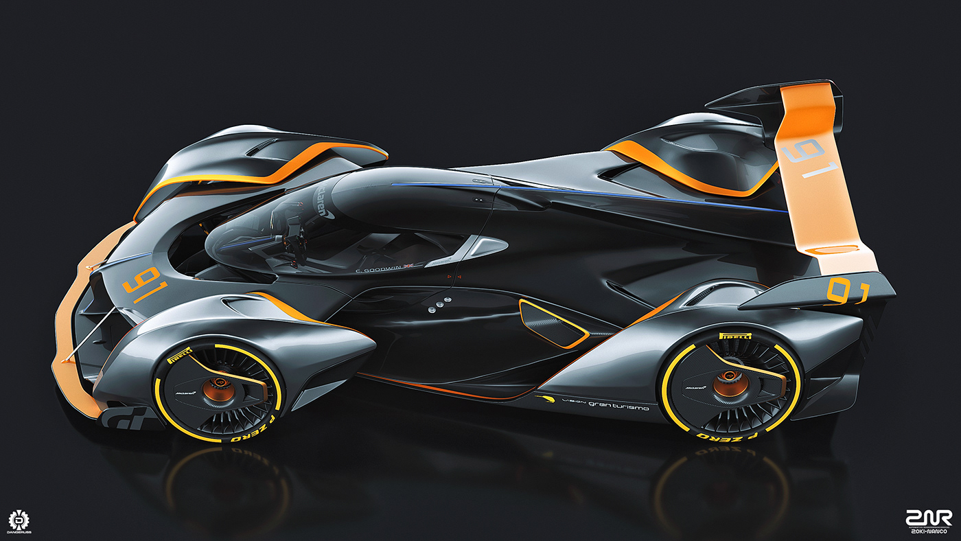 McLaren，racing，Render，
