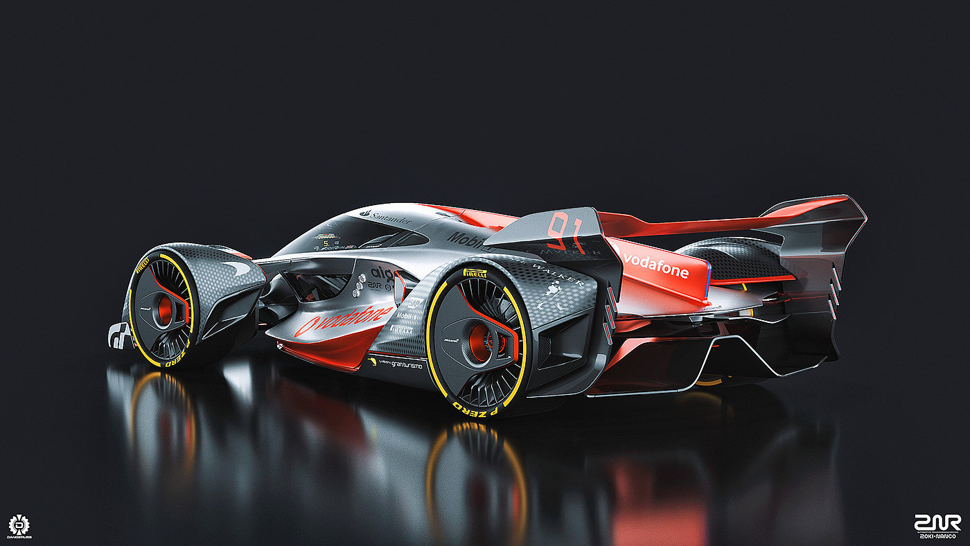 McLaren，racing，Render，