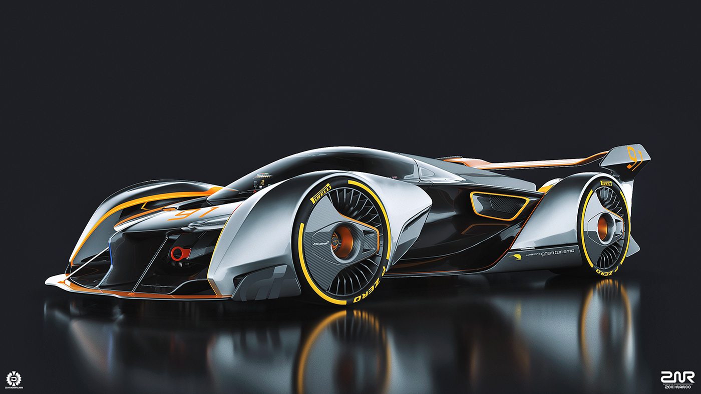 McLaren，racing，Render，
