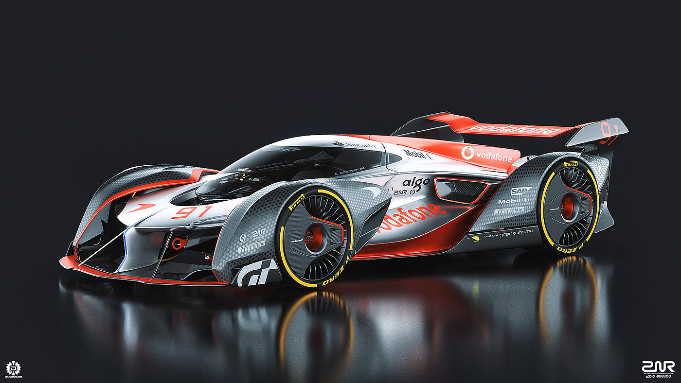 McLaren，racing，Render，
