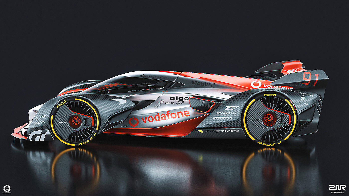 McLaren，racing，Render，