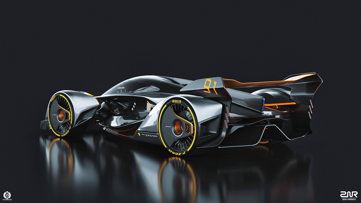 McLaren，racing，Render，