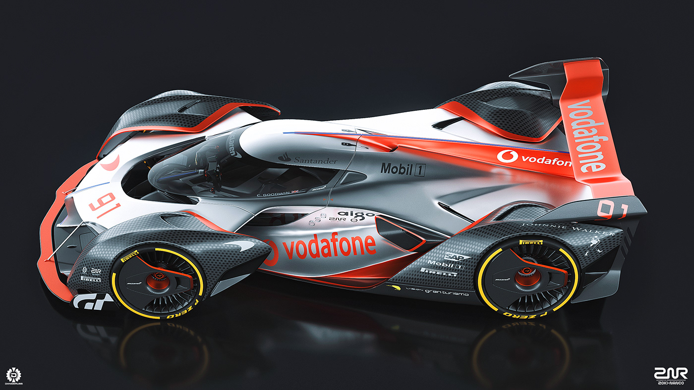 McLaren，racing，Render，