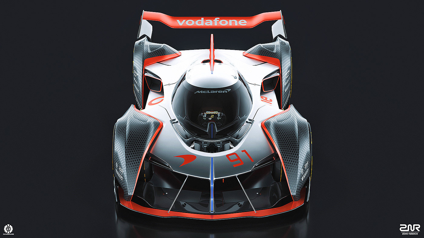 McLaren，racing，Render，
