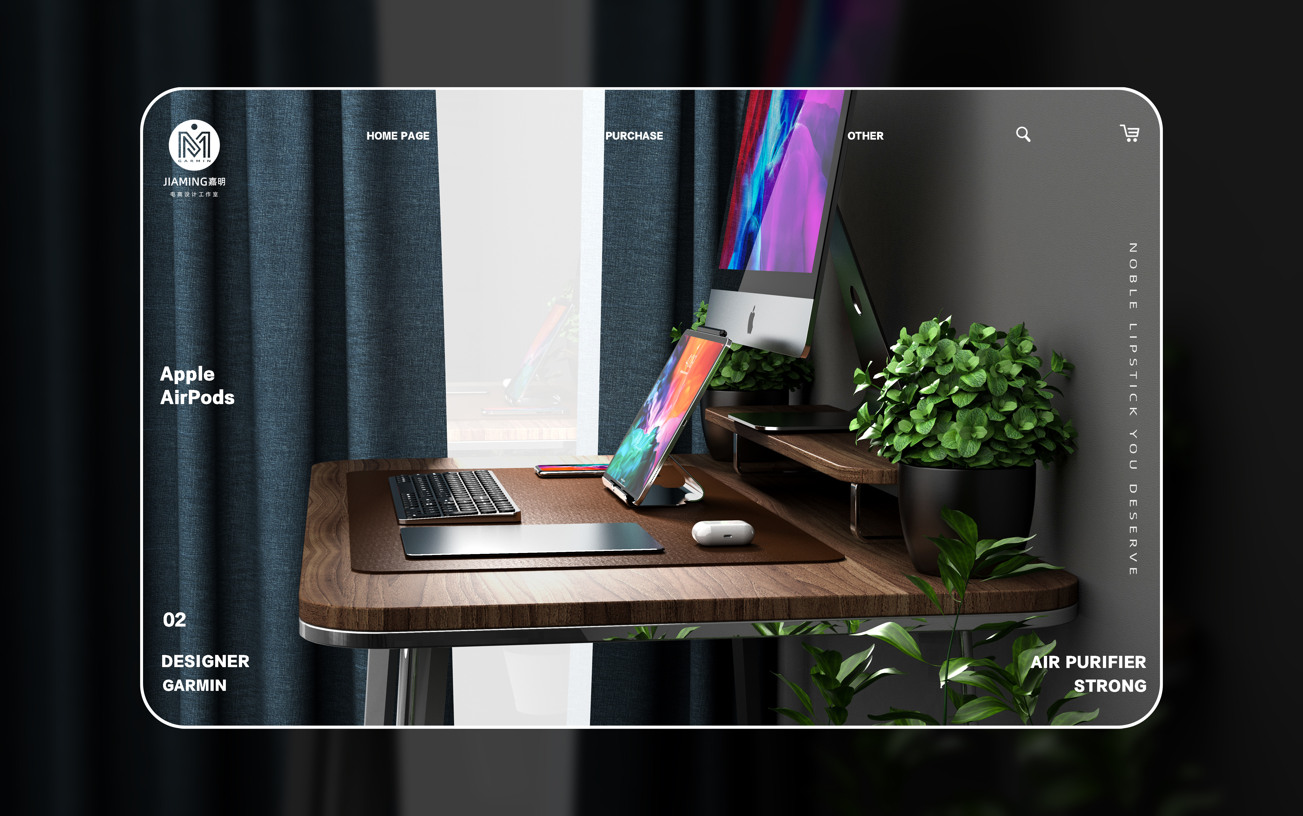 Flat，keyboard，mobile phone，Scene rendering，notebook，Indoor rendering，