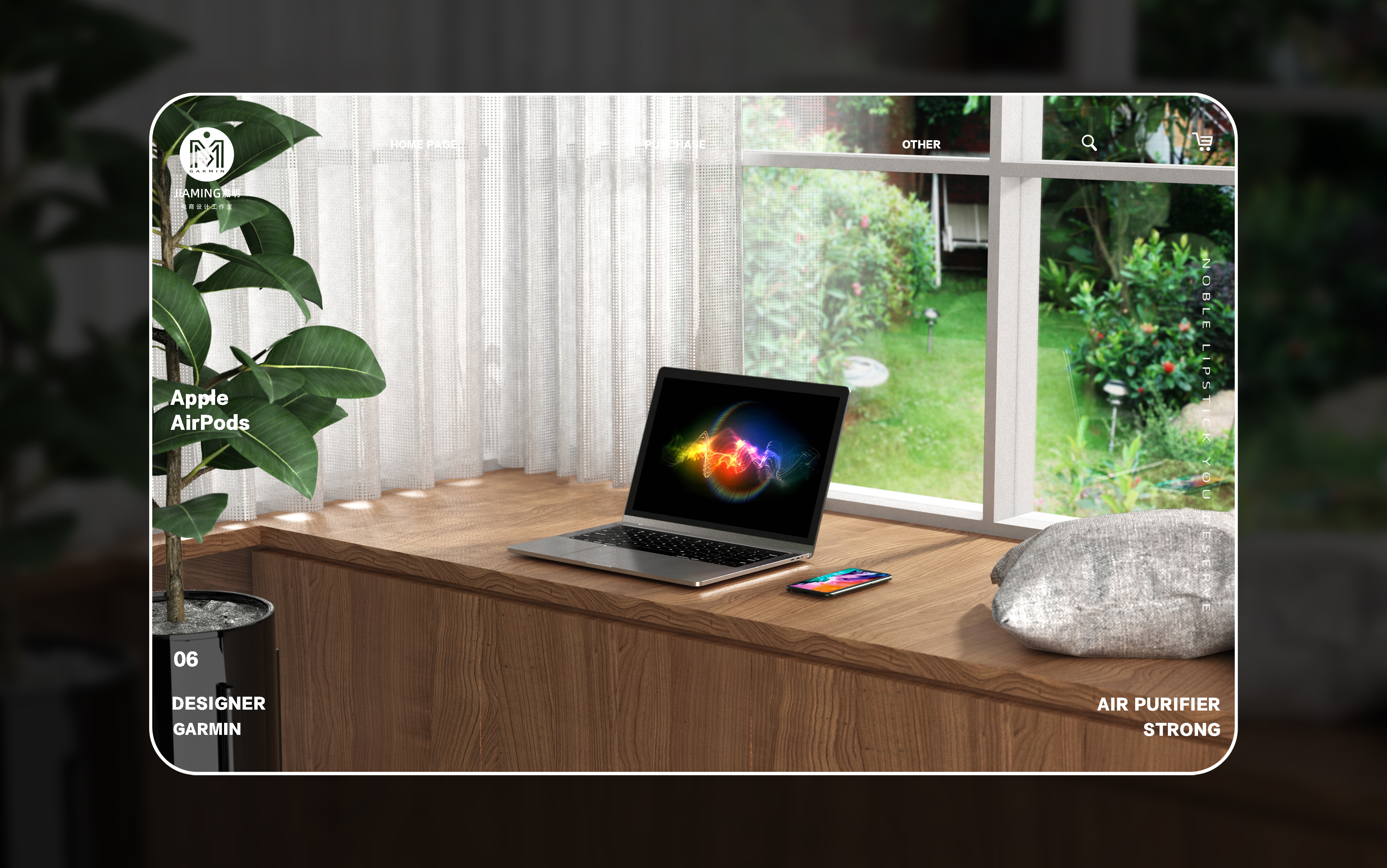 Flat，keyboard，mobile phone，Scene rendering，notebook，Indoor rendering，