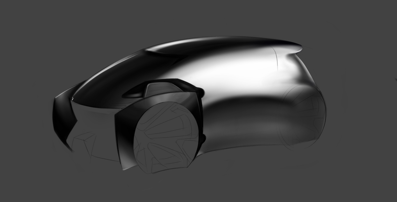 Yunshang - digital board car hand drawn，