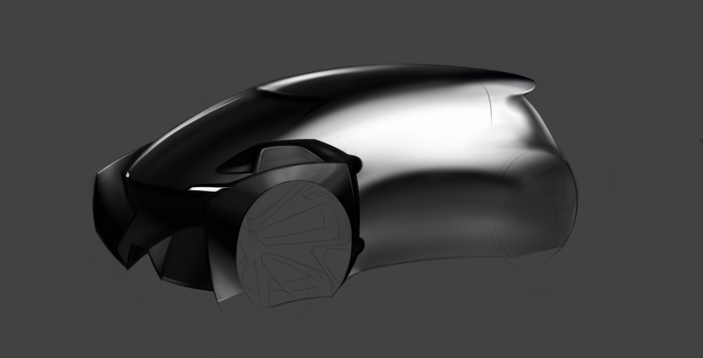 Yunshang - digital board car hand drawn，