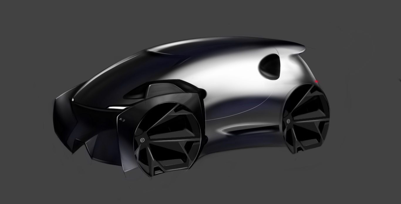 Yunshang - digital board car hand drawn，