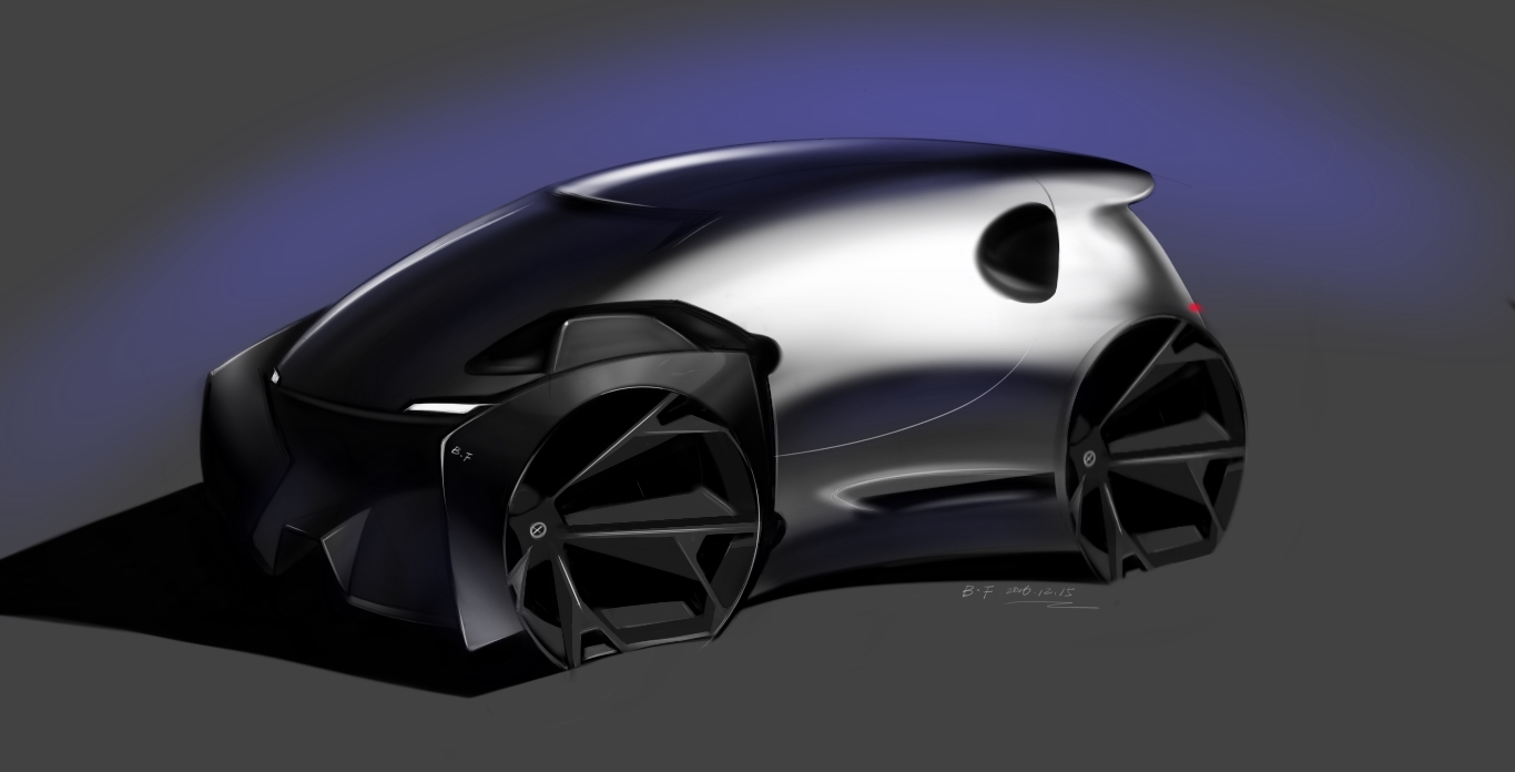 Yunshang - digital board car hand drawn，